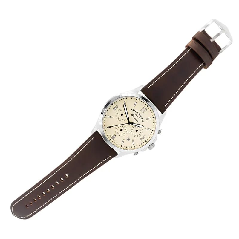 Fossil Forrester Chronograph Cream Dial Quartz Men's Watch | FS5696